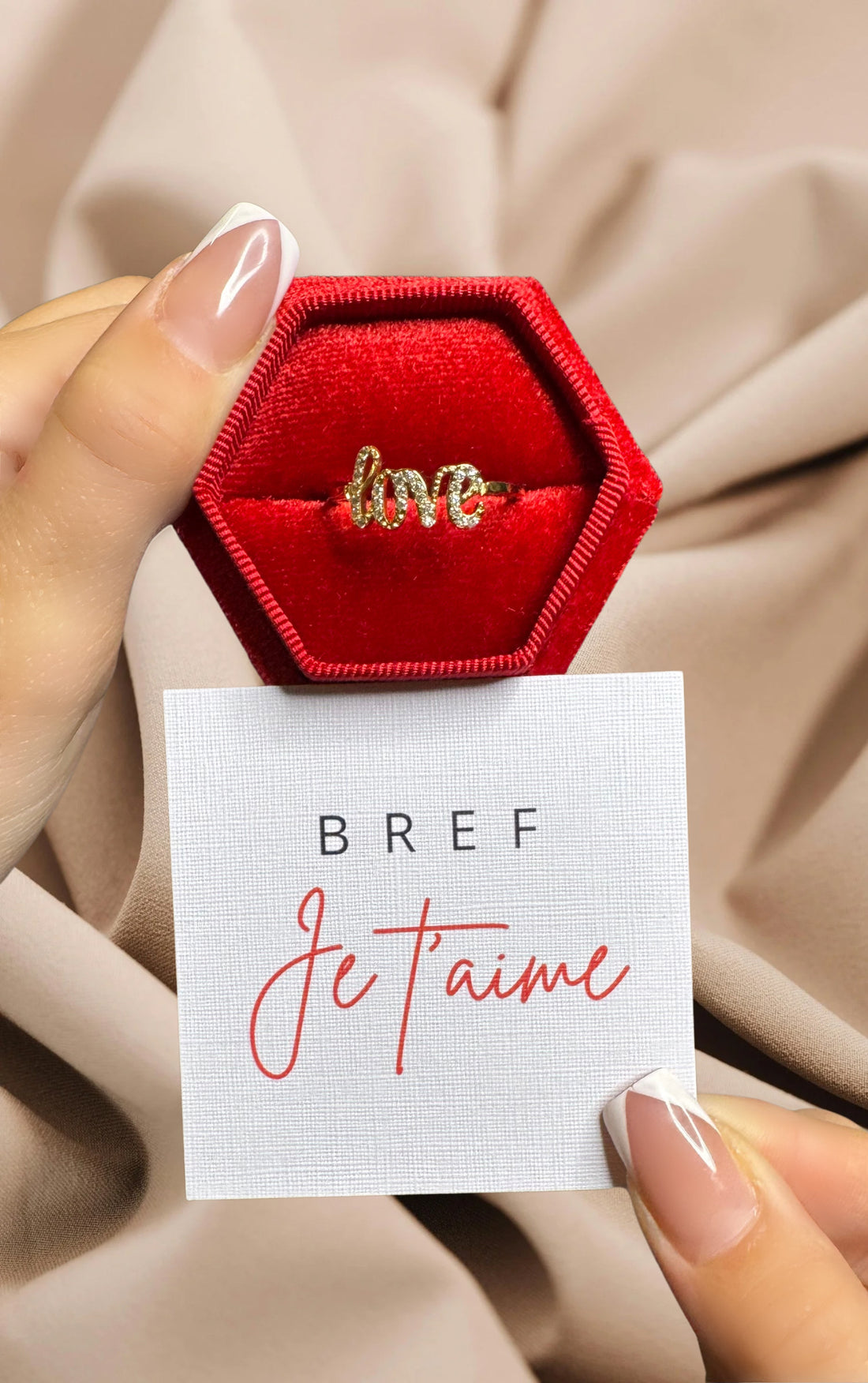 Bague Love - Bref Je T&