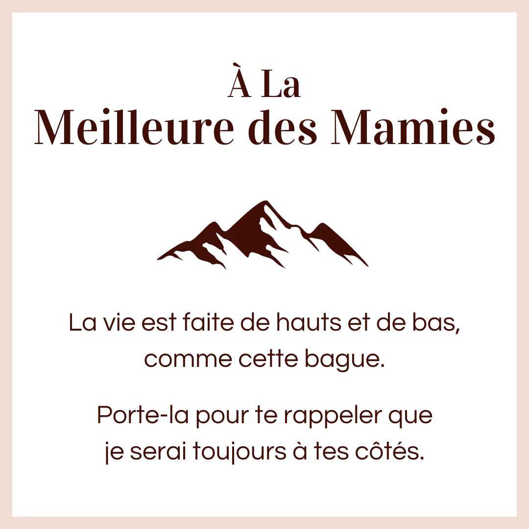 Bague - À la Meilleure des Mamies