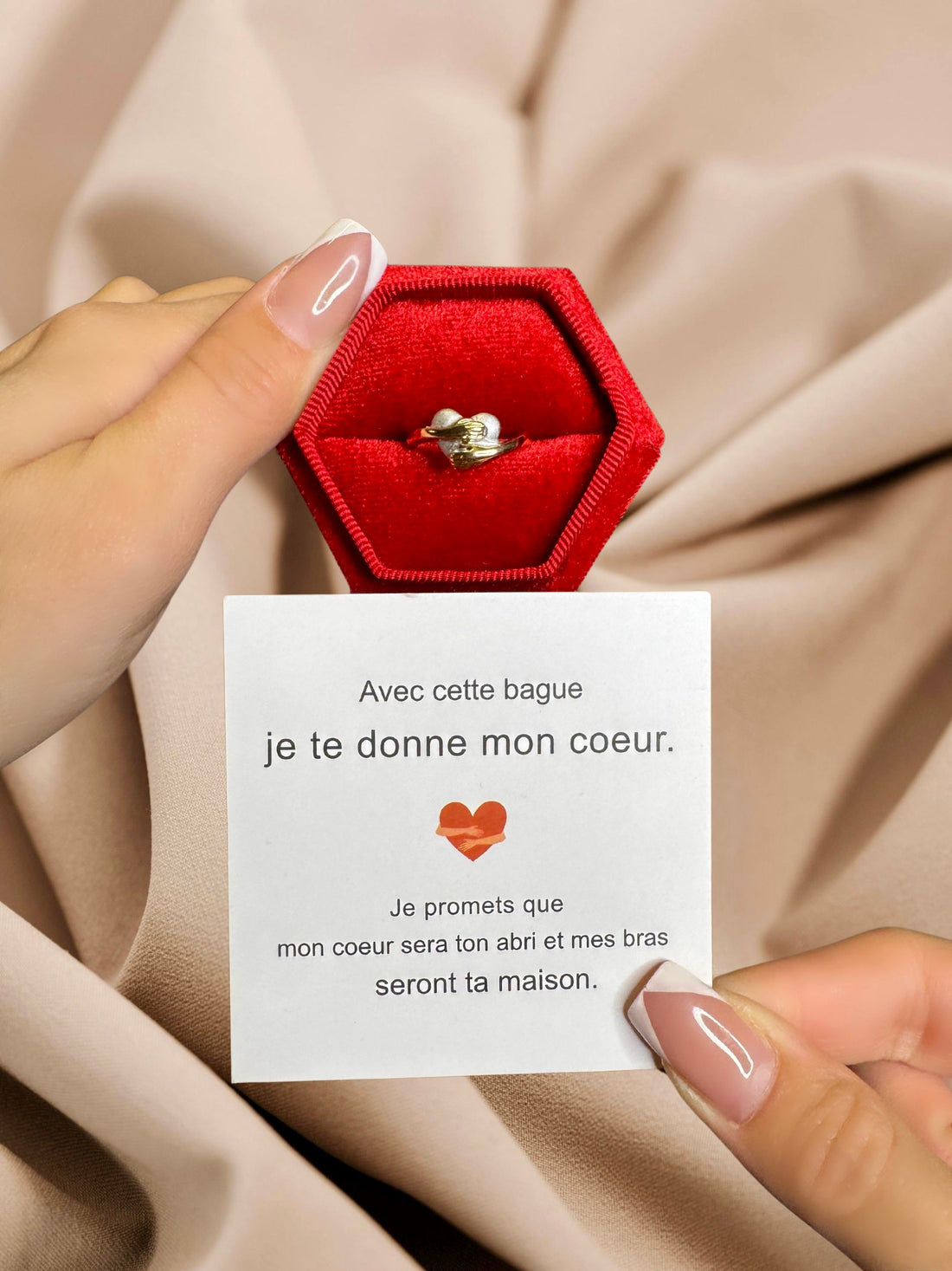 Bague - Je te donne mon coeur