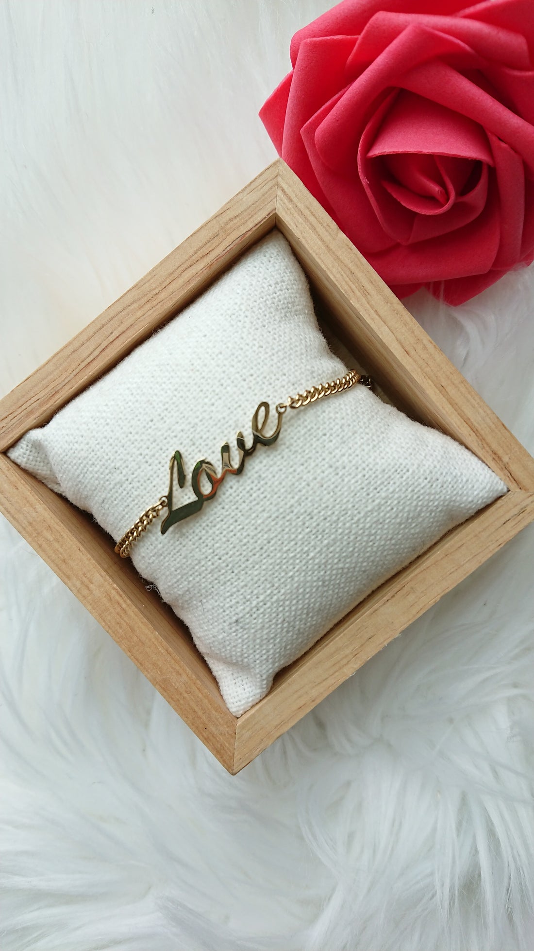 Chaine de cheville &quot;Love&quot;